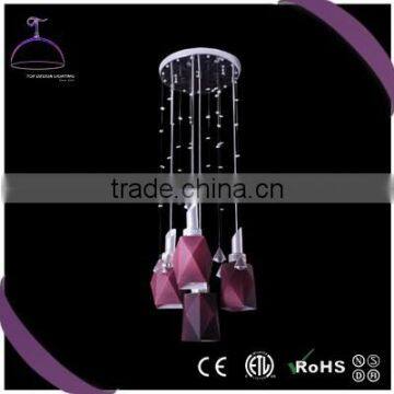 purple pendant beautiful glass chandelier pendant lighting