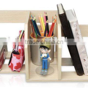 Quite Useful Bookcase Or Shef On The Desk With PB/MDF Materials