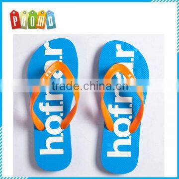 Wholesale EVA customized promotional flip flops, casual beach slipper