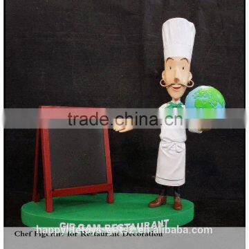 Cook small sample custom made wholesale resin figurines toys