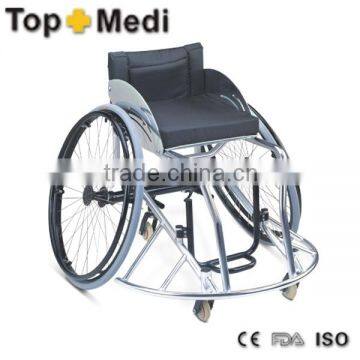 Rehabilitation Therapy Supplies Guangzhou Topmedi Aluminum Basketball Wheelchair For Sports