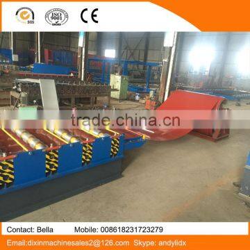 Popular Type Cangzhou Dixin Steel Profile 1035 Glazed Tile Steel Sheet Making Machine Roll Forming Machine for Roofing Tile photo-4