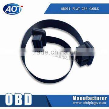 OBD2 24V to 12V convertor OBD Flat cable with angled connectors