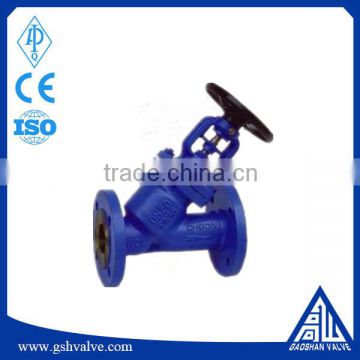 Y pattern cast steel globe valve