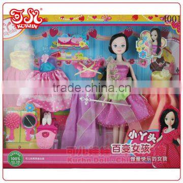 Plastic fashion fairy doll wholesale price in China