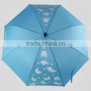 Custom Print Golf Umbrella With High-class Fiberglass Frame photo-2