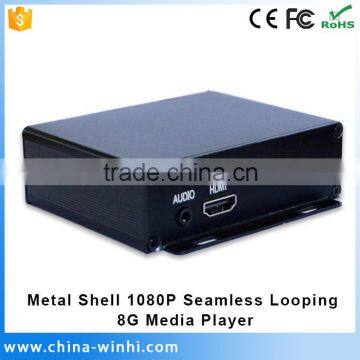 Real 1080P decode Media Player HDMI Output Seamless Looping usb flash drive advertising mini portable divx player hd player porn
