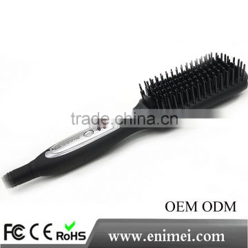 2016 Professional Straightening Irons Comb With LED Display Electric Straigte Antique Hair Straightener Brush