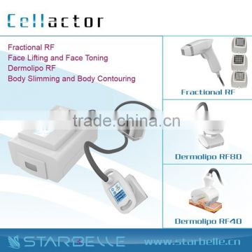 2015 new 3 in 1 multi-functional dermolipo vacuum roller rf body shaping device - Cellactor