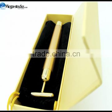 Beauty Bar 24K BEAURA Firming Massager Golden Facial Roller