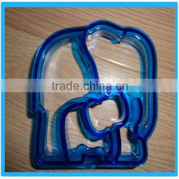 Food Safe Plastic Elephant Sandwich Cutter,Bread Crust Mold,Cake Mold Maker