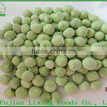 Freeze-dried green pea for snack/food material