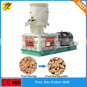 Flat die grass wood pellet press machine