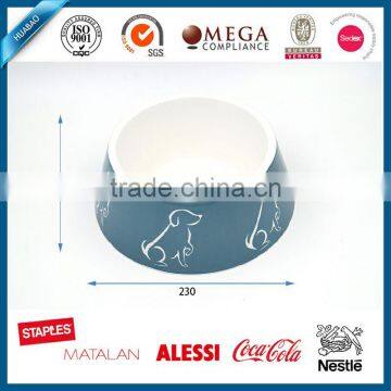 Dishwasher Safe Large Size Melamine Dog Bowl, Pet Feeding Bowl Branded