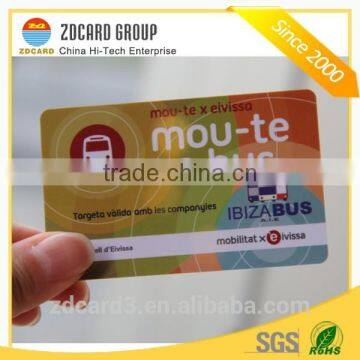 Hot Rewritable ISO9001 good price shopping smart cards