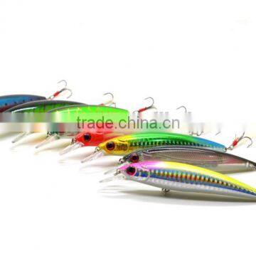 Artificial saltwater minnow bait fishing lure