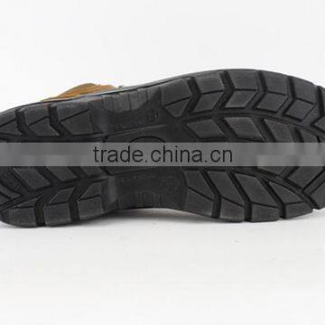 Executive Mens Brown Suede Leather Work Safety Shoes photo-4