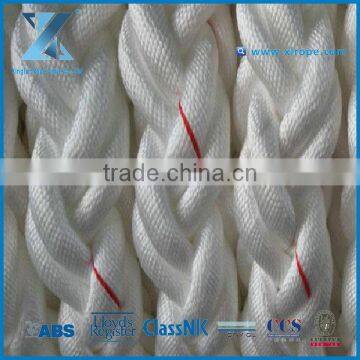 8 strand Polypropylene Polyester mixed mooring rope