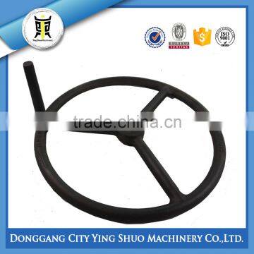 OEM Longlasting cast iron hand wheel with shaft