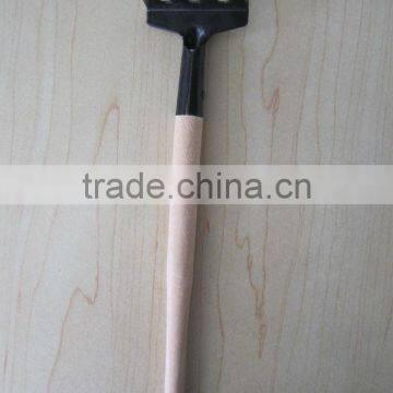 wooden handle rake shovel spade garden tool