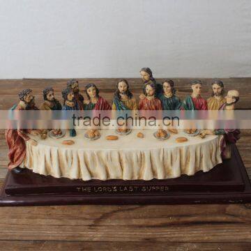 Custom Resin Religious the Lord's Last Supper Sculpture photo-2