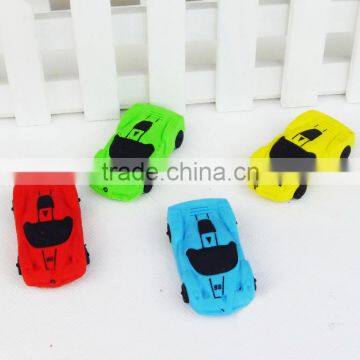 Students School Office Supply Reward 4x Simulated Cartoon Car Eraser photo-2