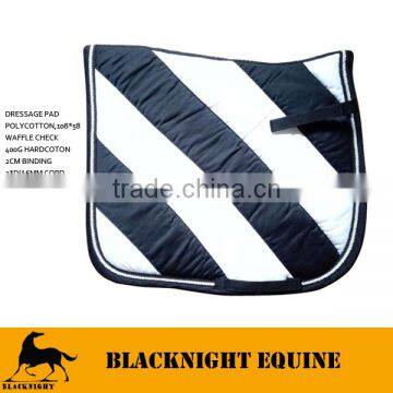 HORSE SADDLE PAD CONTRAST COLOR HORSE SADDLE PAD WITH 400G FILL EQUESTRIAN HORSE SADDLE PAD WHOLESALE DRESSAGE HORSE SADDLE PAD
