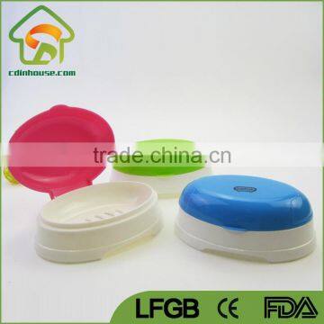 Lid and Drain Plastic Soap Case