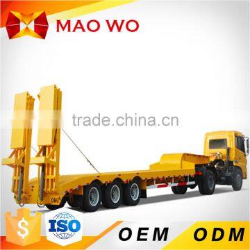 Heavy Duty 3 Lines 6 Axle 100 Ton Low Bed Semi Trailer photo-4
