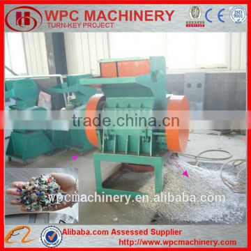 wood plastic crusher / crushing machine for recycled profiles and pipes