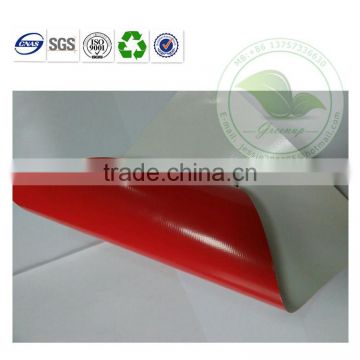 750gsm Red/White Polyester Vinyl Fabric For Wedding Tent