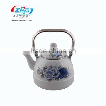ENAMEL KETTLE FLAT 2.5L PART DECOR photo-2