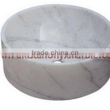 NATURAL WHITE ZIARAT (CARRARA ) MARBLE SINKS AND BASINS photo-5