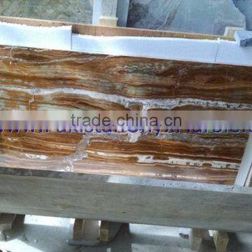 Best Quality Modern BROWN GOLDEN ONYX COUNTERTOPS photo-6