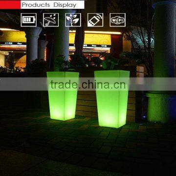 Factory Direct Sale RGB Color Changing Remote Control Flower Pot photo-5