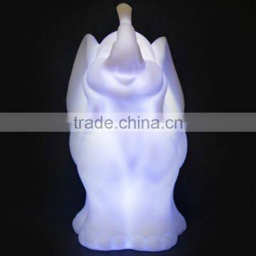 PVC LED Animal Elephant Shape Night Light for Baby or Children Christmas Gifts photo-3