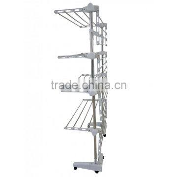 Clothes Airer - 4 Tier Foldable Laundry Drying Clothes Rack Stainless Steel photo-3