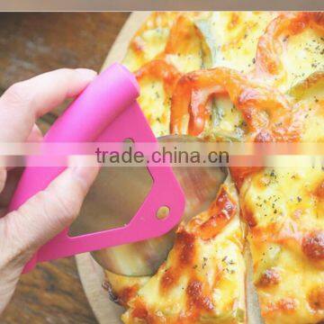 CY134 Stainless Steel Pizza Cutter With Handle Pizza Knife photo-6