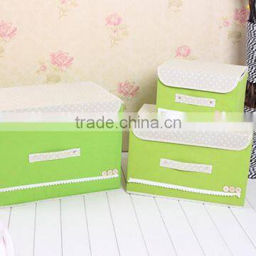 N487 Household Non Woven Box Foldable Storage Box photo-5
