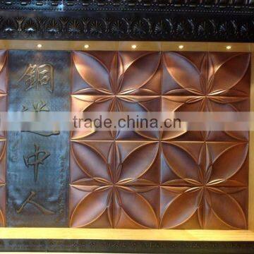 4x8 Color Coated Hairline Stainless Steel 2MM Embossed Copper Sheet