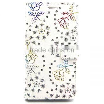 Hot Selling PU Leather Phone Case Peacock Pattern Case Flip Leather Case for Wiko Rainbow photo-3