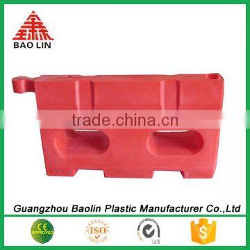 Two holes safety plastic water fill road barriers