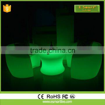 illuminated outdoor furniture lights led sofa, LED Furniture Sofa with 16 Color Changing