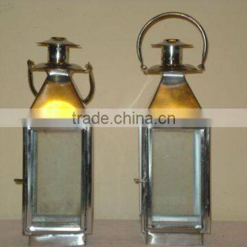 Candle Decorative Table Lantern,Silver Metal Lanterns,Designer Metal Lanterns