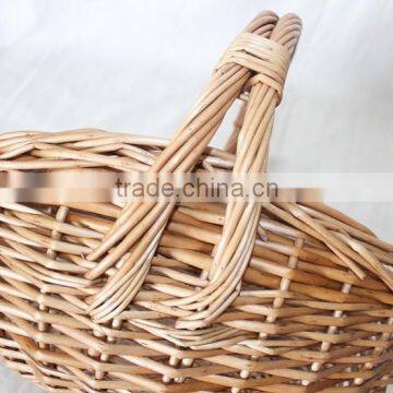 Set of 2 Cheap Natural Wicker Decorative Baskets photo-5