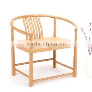 Chinese style round back design bamboo chair