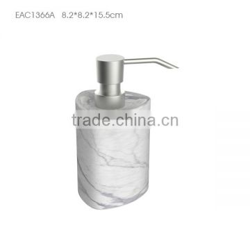 Bathroom design marble effect bath soap dispenser / wholesale bathroom accessories set