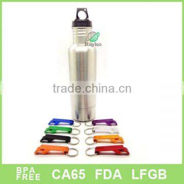 Bottle Armour Stainless Steel Beer Bottle Insulator With Bottle Opener and Carabiner photo-3