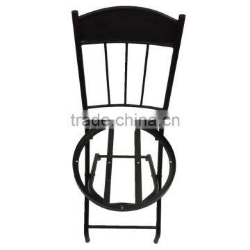 Folding metal outdoor chair frame