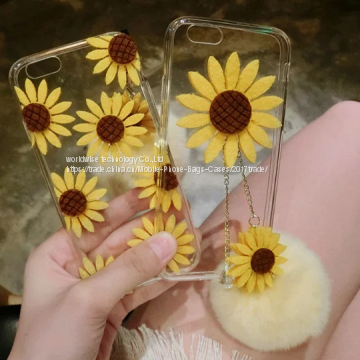 Beautiful Flower Cell Phone Cover Case Silicone Mobile Phone Cases for IPhone7/7Plus/6/6s/6plus/6splus Soft Tpu Shell photo-3